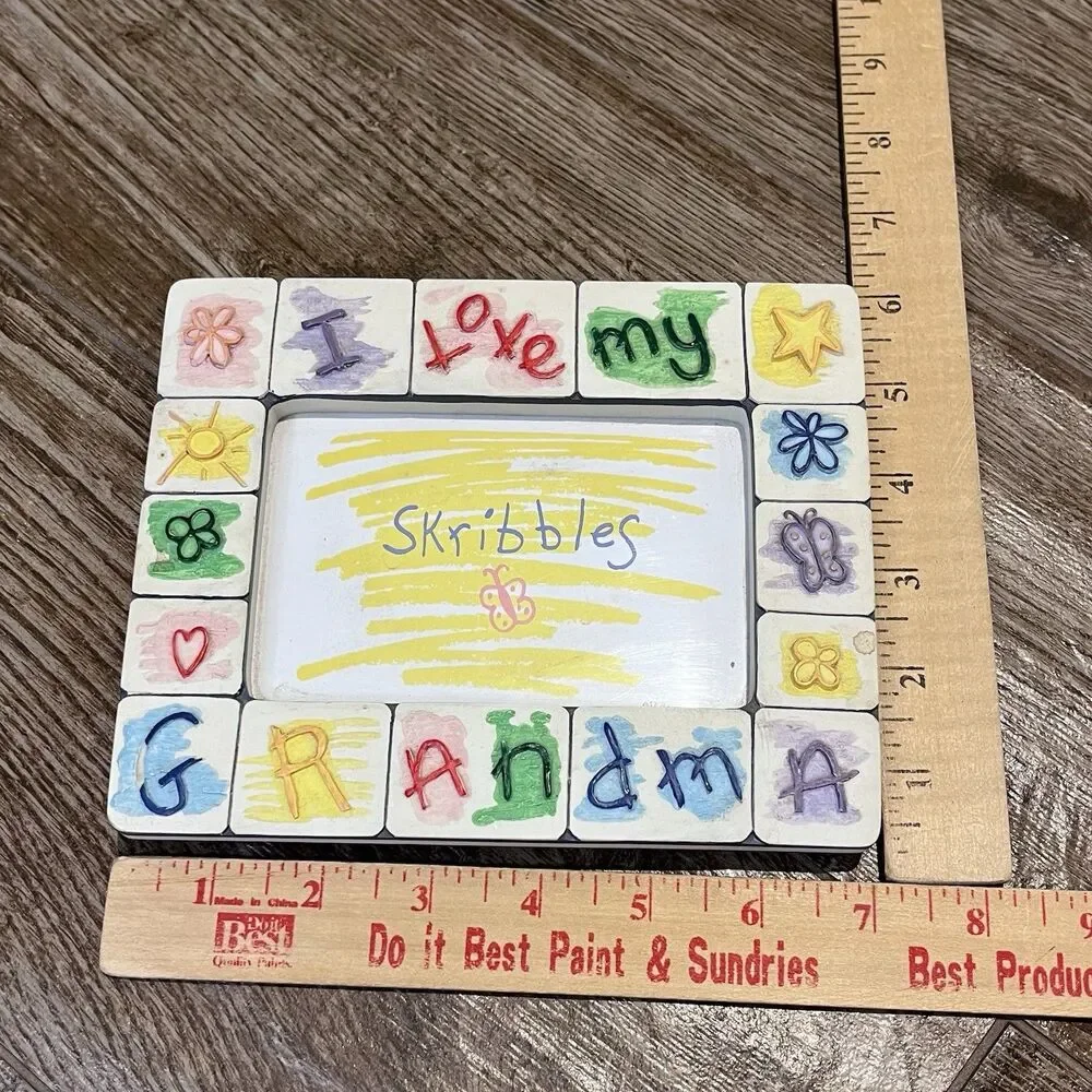 Vintage 90’s  Russ Picture Frame Skribbles 